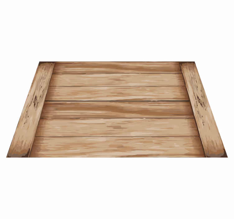 Houten placemat Modern houten patroon - TenStickers
