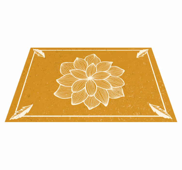 Originele placemat met sierlijk botanisch motief - TenStickers