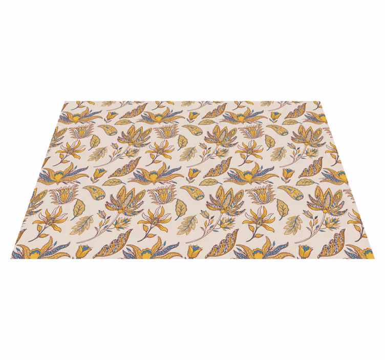 Originele placemat botanisch bladpatroon - TenStickers