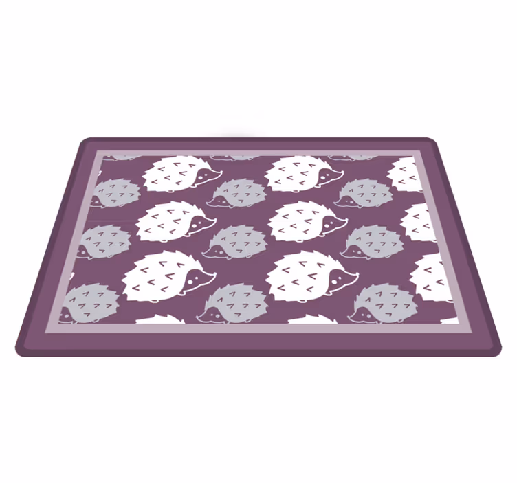 Originele placemat met egeltjes textuur - TenStickers