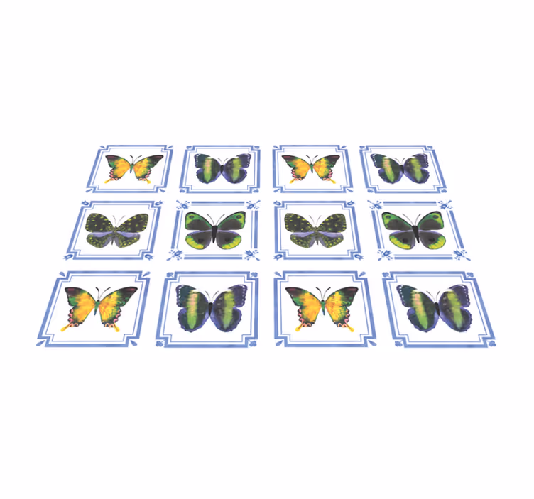 Originele placemat met vlinderpatroon decor - TenStickers