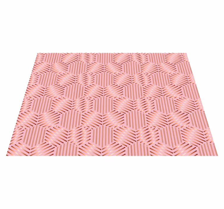 Houten placemat geometrische indeling - TenStickers