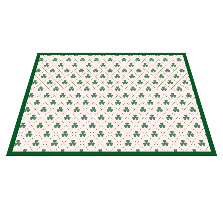 Originele placemat met klaverpatroon oppervlak - TenStickers