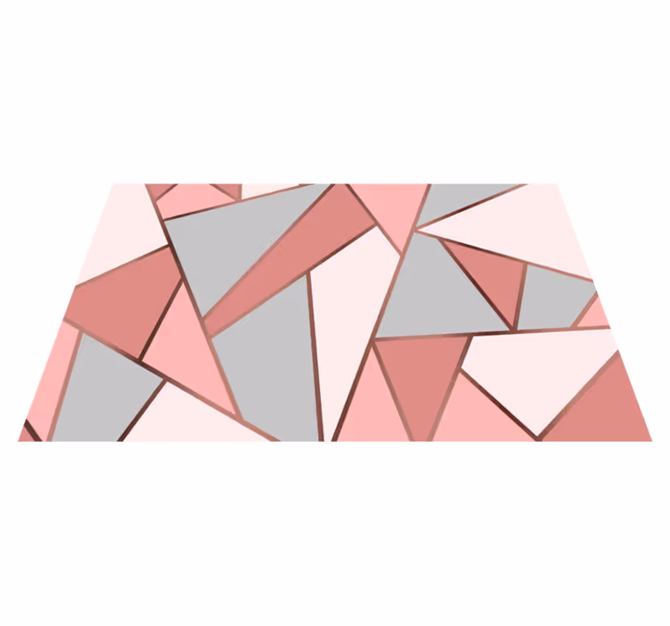 Originele placemat geometrische pastelkleurige patronen - TenStickers