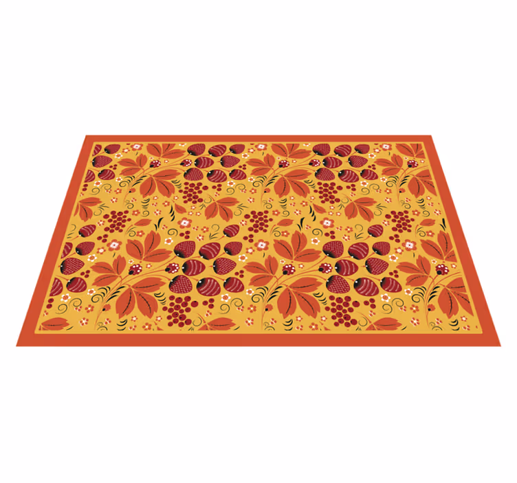 Originele placemat kleurrijk bloemenpatroon - TenStickers