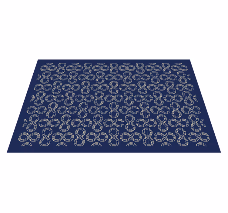 Houten placemat met elegant oneindigheidspatroon - TenStickers