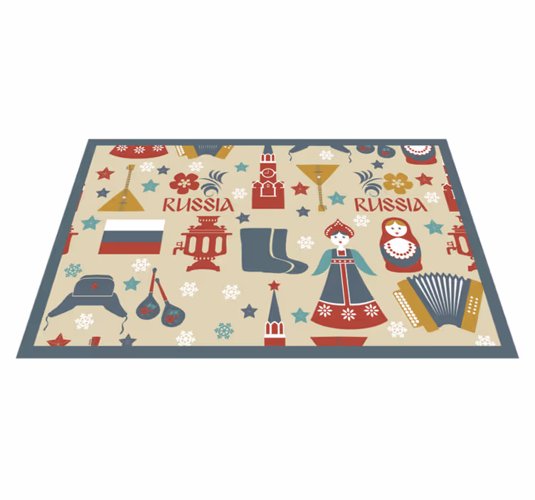 Originele placemat culturele russische elementen - TenStickers