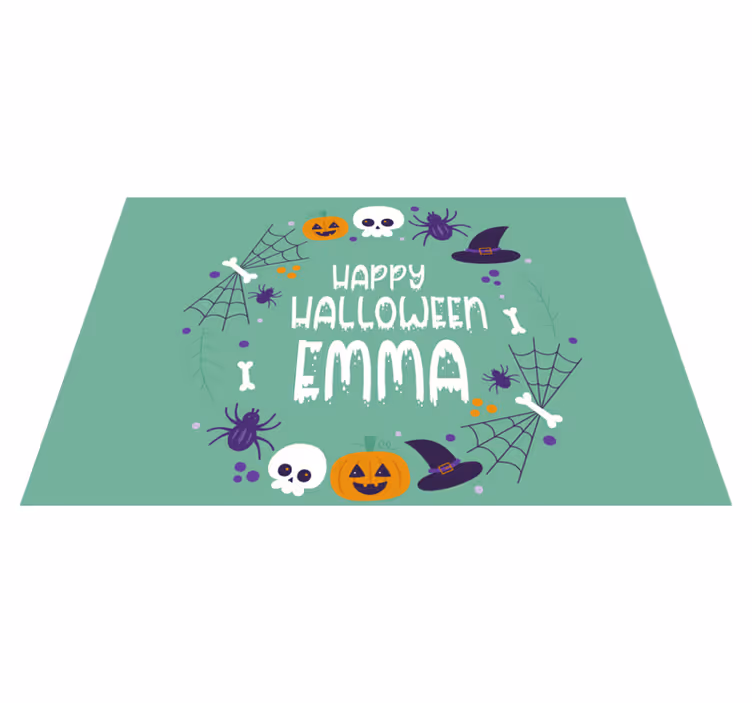 Halloween placemat met halloween thema ontwerp - TenStickers