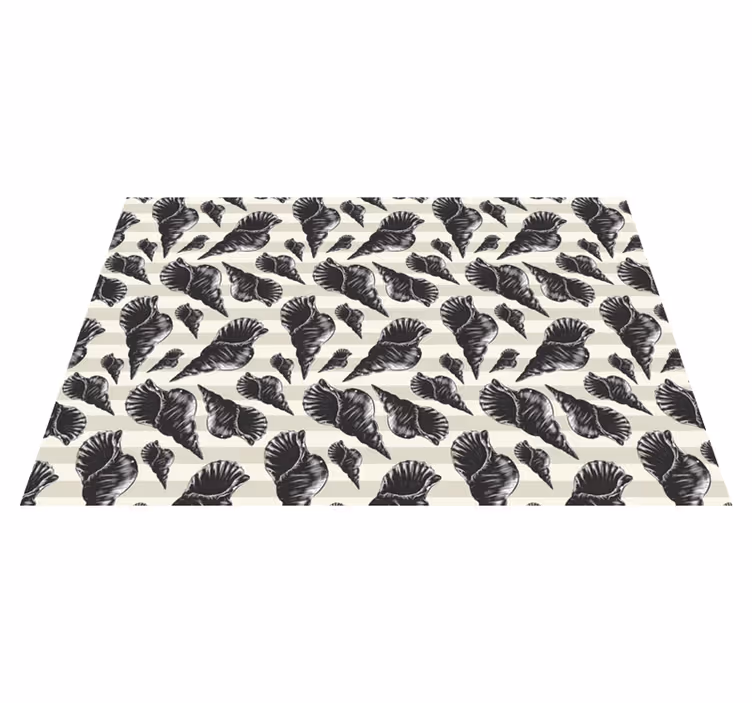 Elegante schelpmotieven moderne placema - TenStickers