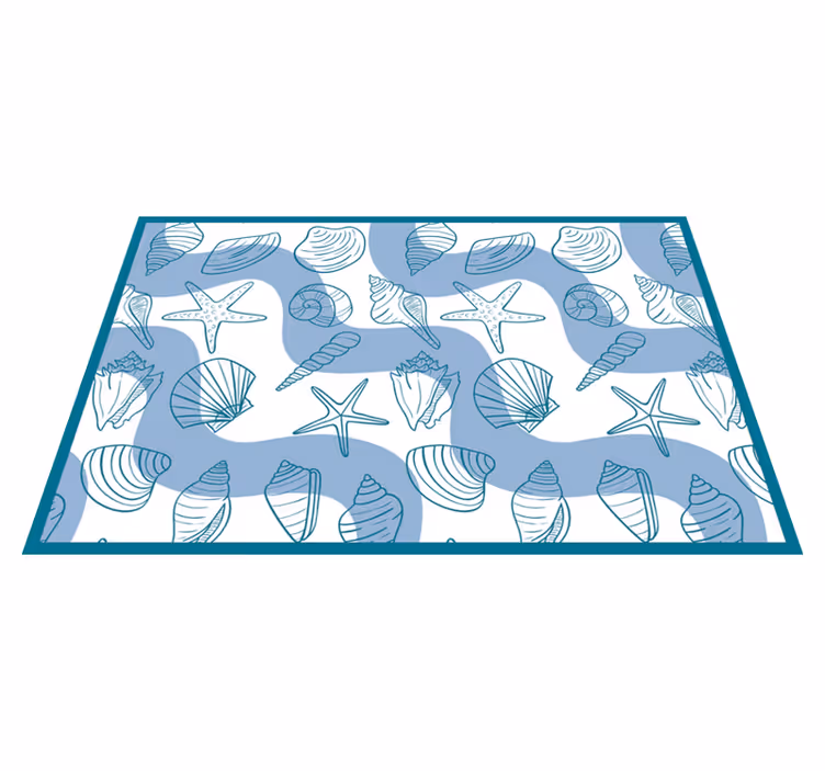 Originele placemat schelpenpatronen collectie - TenStickers