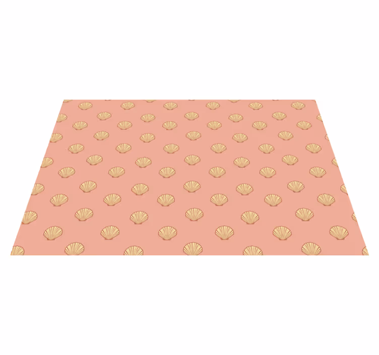 Originele placemat schelpenpatroon - TenStickers