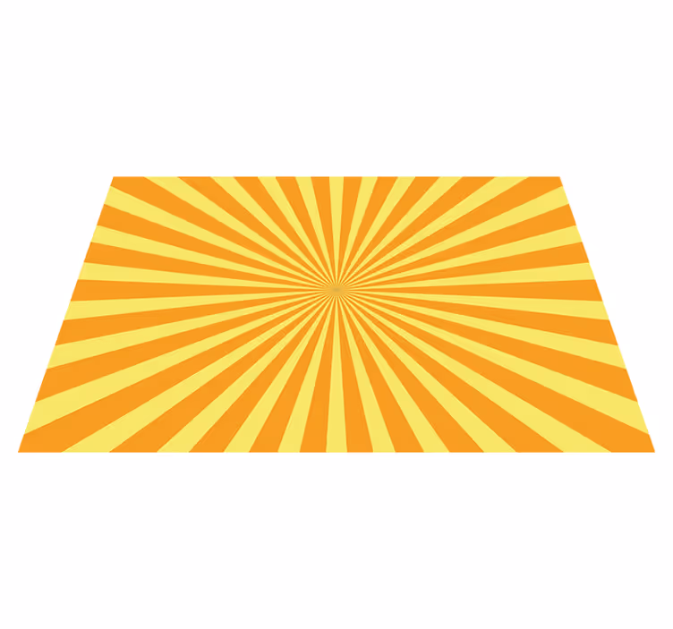 Placemat met tekst dapper zonnestraalpatroon - TenStickers