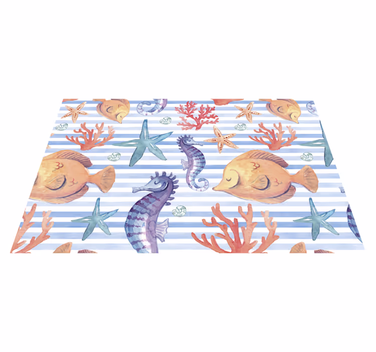 Originele placemat onderwater thema tafelsetting - TenStickers