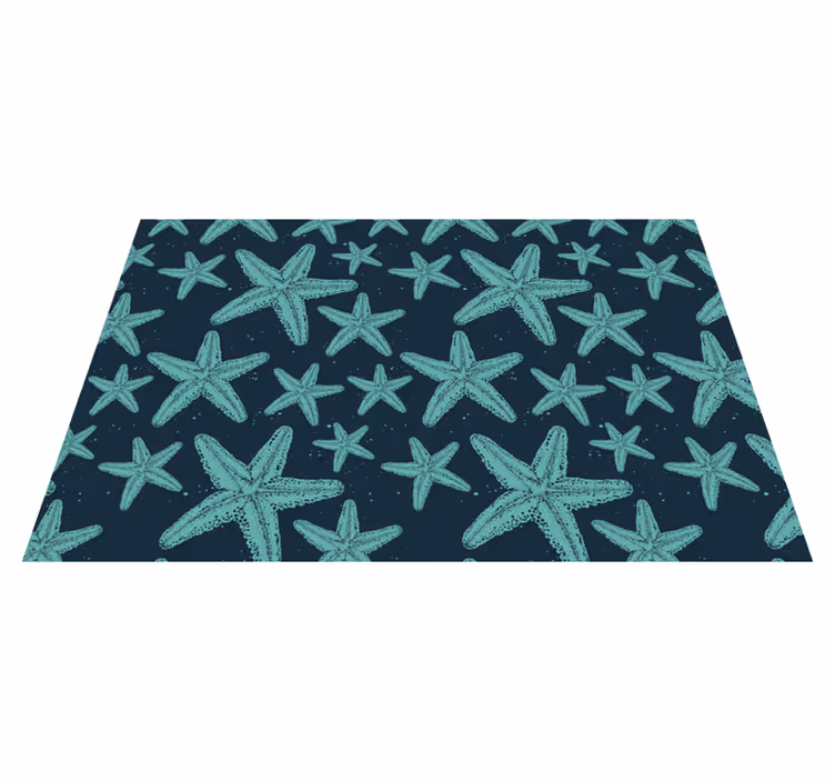 Originele placemat zeesterpatroon - TenStickers