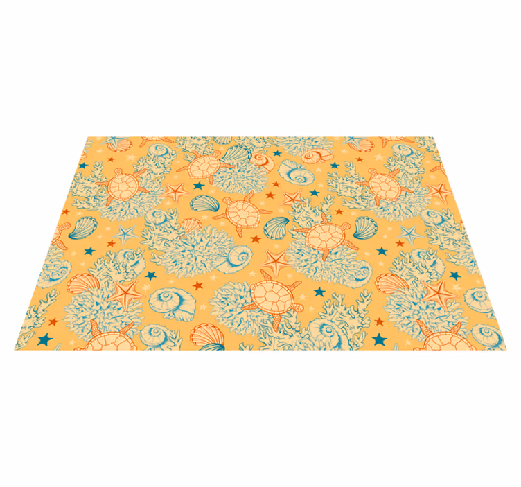 Originele placemat schelpenpatroon servies - TenStickers