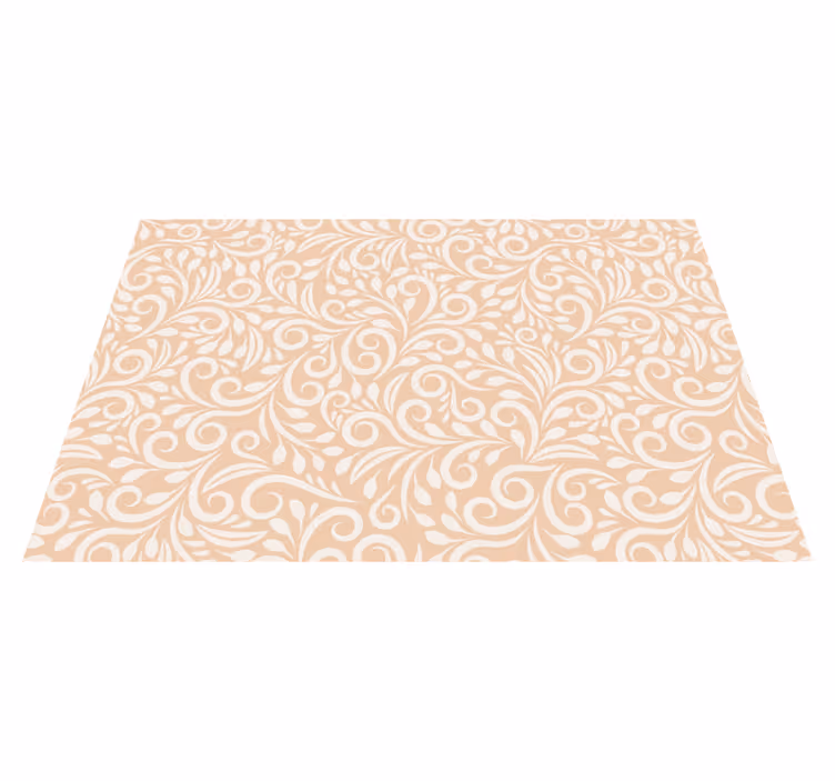 Houten placemat elegant botanisch element - TenStickers
