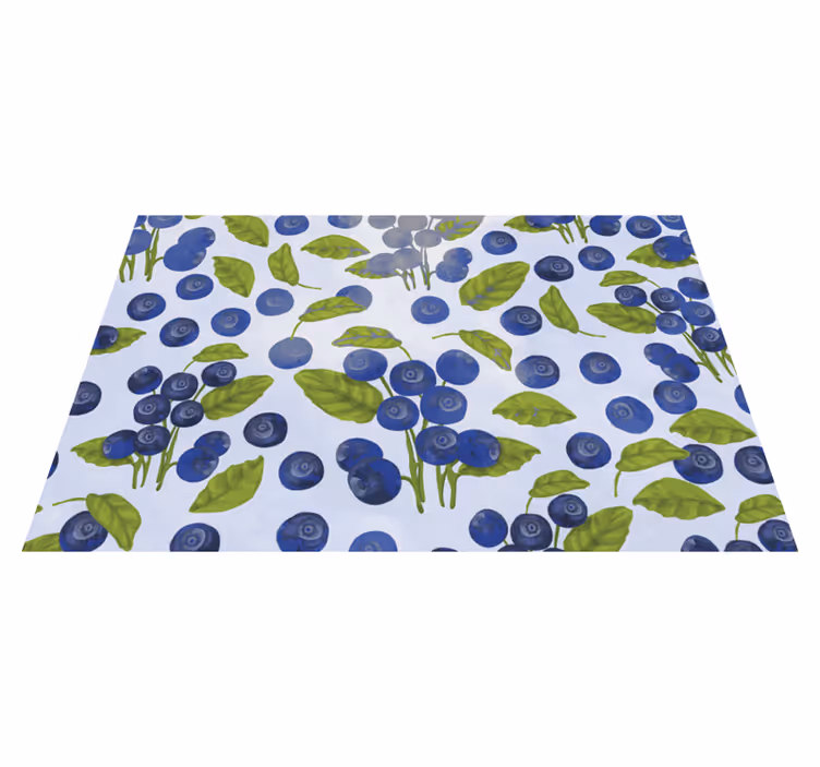 Originele placemat met bosblaadjespatroon - TenStickers