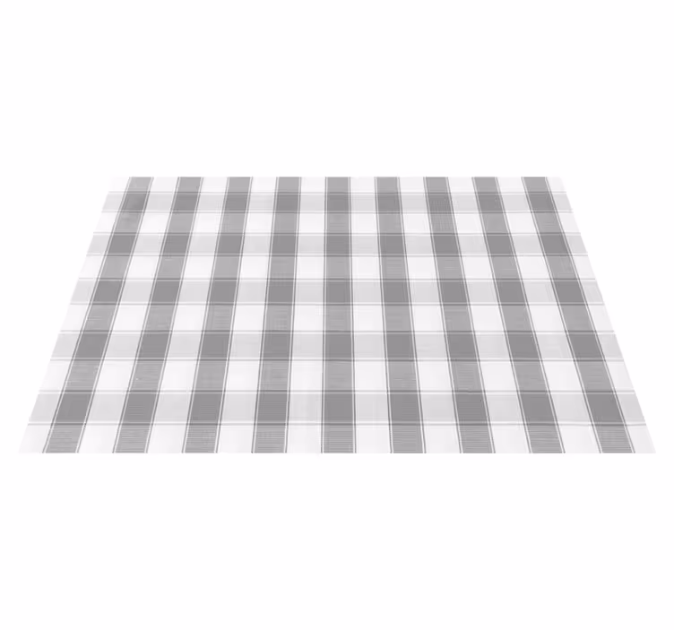 Houten placemat met klassiek geblokt patroon - TenStickers