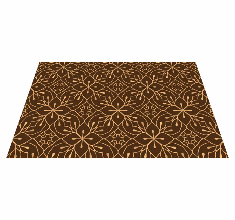 Houten placemat graceful blossom idee - TenStickers