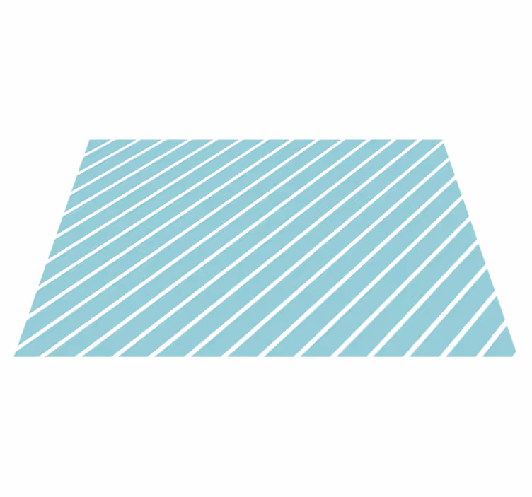 Houten placemat gestreepte tafelsetting - TenStickers