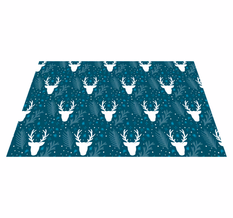 Kerstmis placemat elegante feesttafelsetting - TenStickers