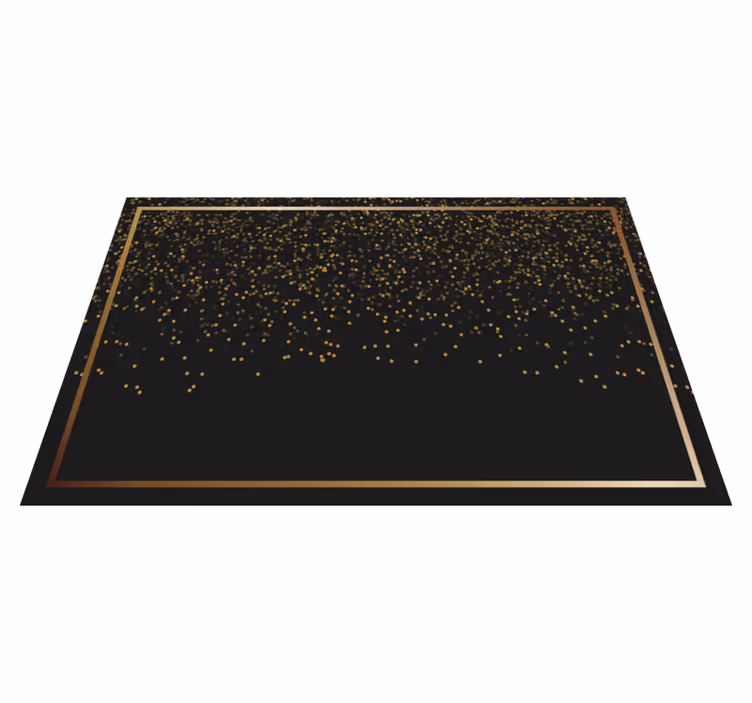 Elegante placemat met zwart glittereffect - TenStickers