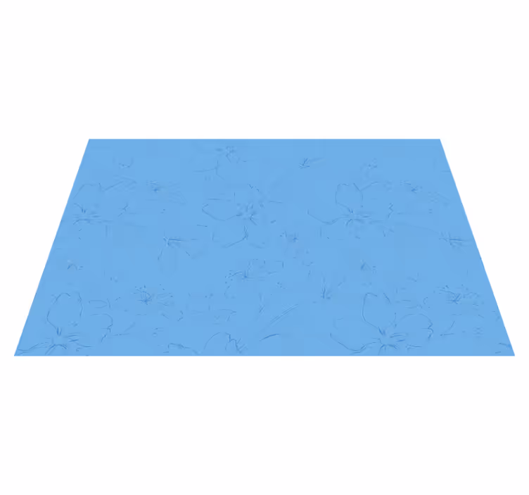 Houten placemat met botanisch geïnspireerd oppervlak - TenStickers