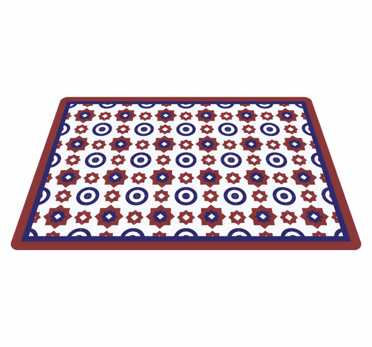 Moderne placemat geometrisch patroon - TenStickers