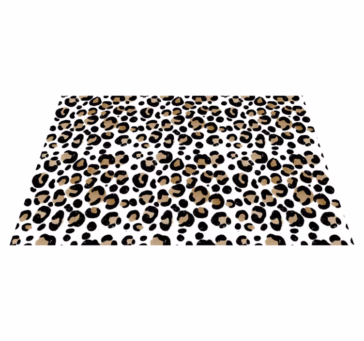 Houten placemat met luipaardprint patroon - TenStickers