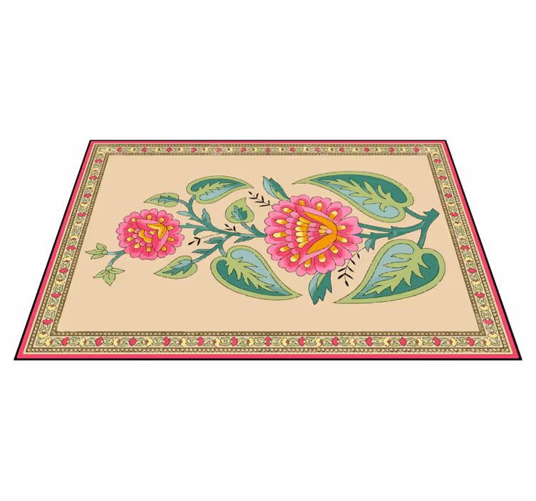 Originele placemat met bloemenpatroon centerpiece - TenStickers