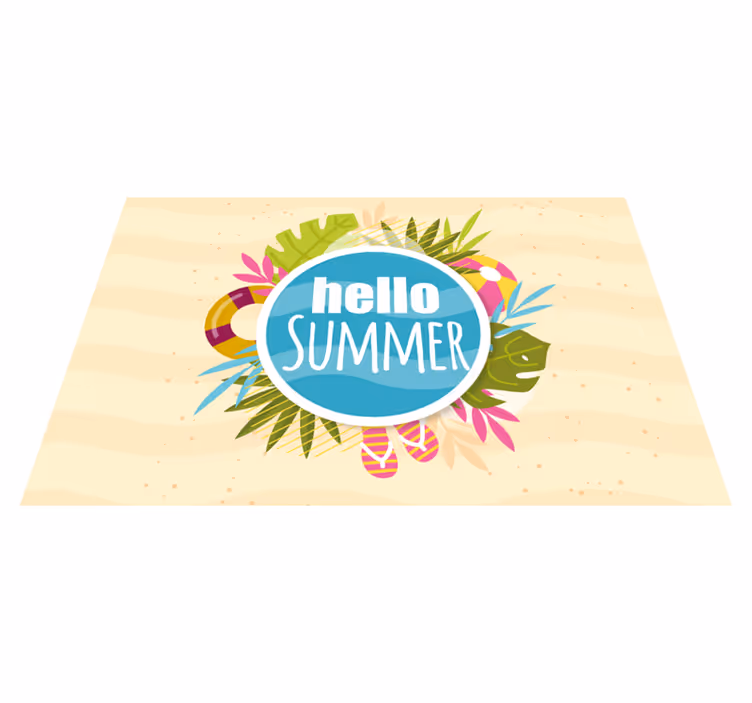 Originele placemat zomergevoel - TenStickers