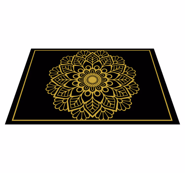 Elegante placemat met gracieuze botanische elementen - TenStickers