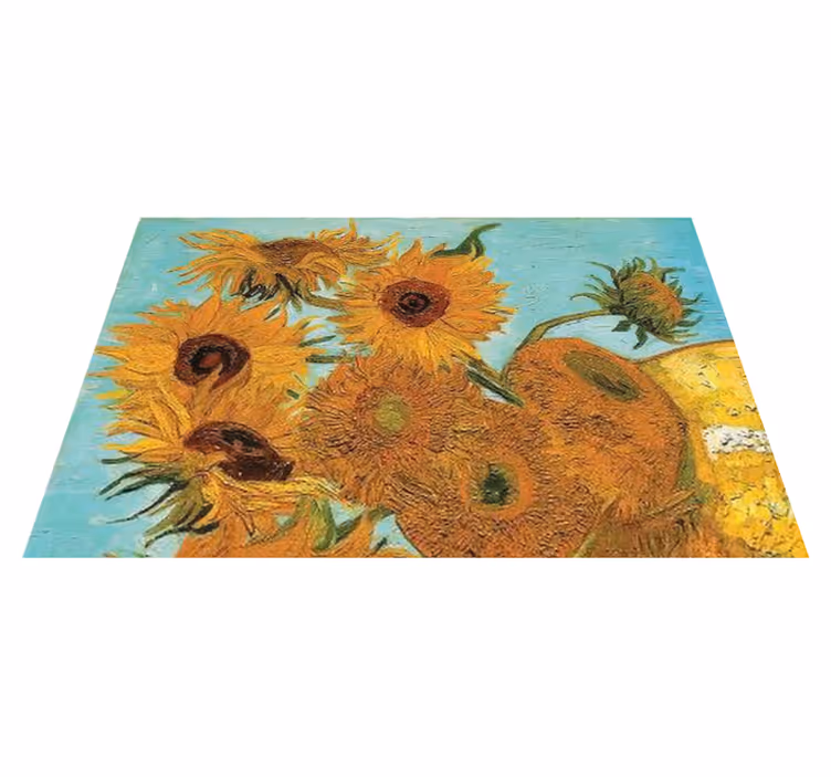 Originele placemat zonnebloem vitaliteit - TenStickers