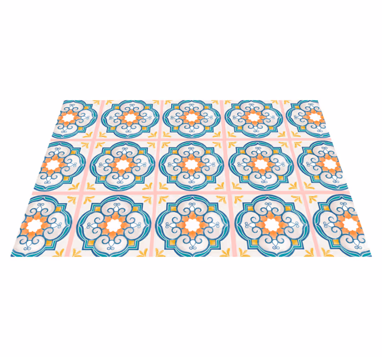 Originele placemat levendig botanisch motief - TenStickers