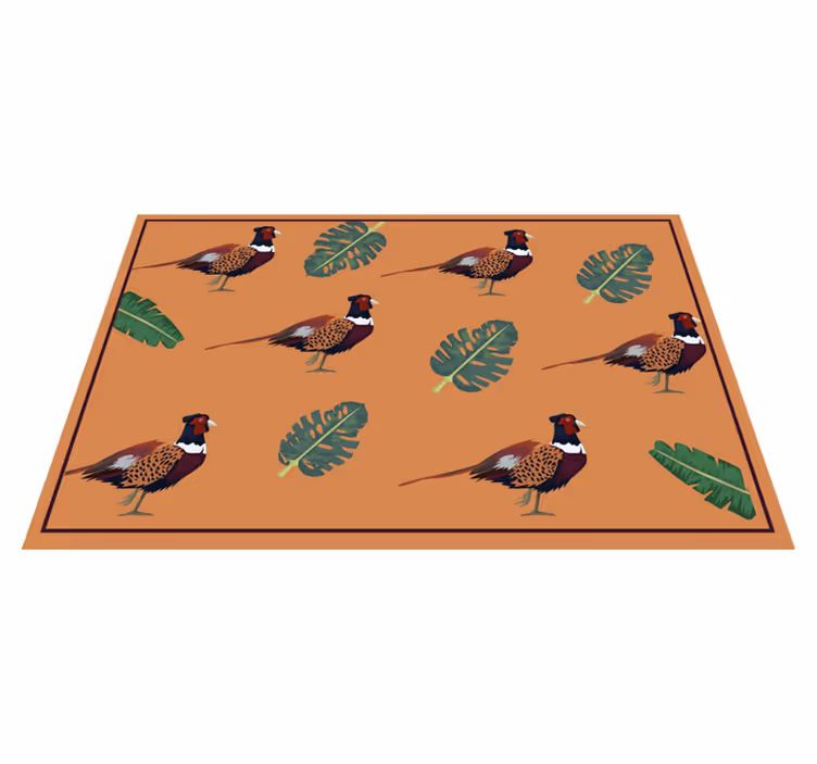 Originele placemat met kleurrijk fazantenpatroon - TenStickers