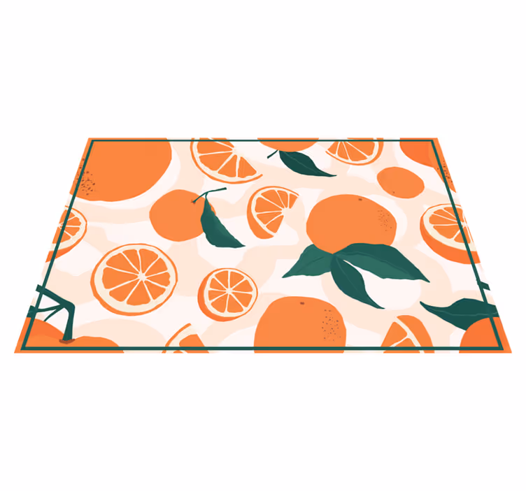 Originele placemat met citrus schijfjes motief - TenStickers
