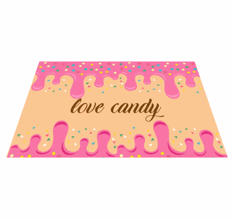Originele placemat zoete traktatie inspiratie - TenStickers