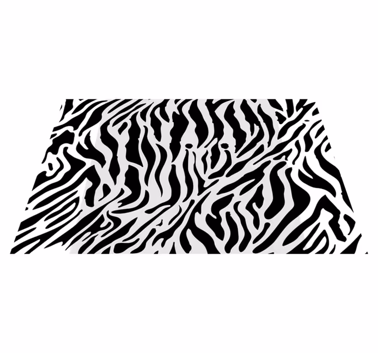 Houten placemat met zebra print oppervlak - TenStickers