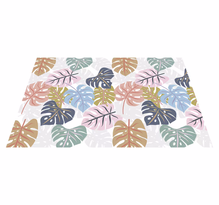 Originele placemat met tropisch bladerenpatroon - TenStickers