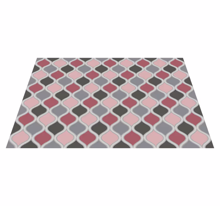 Houten placemat met kleurrijk patroontextuur - TenStickers