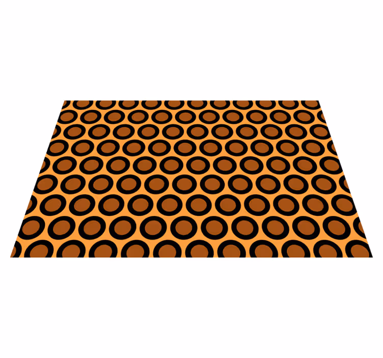 Moderne placemat met cirkelvormig patroon - TenStickers