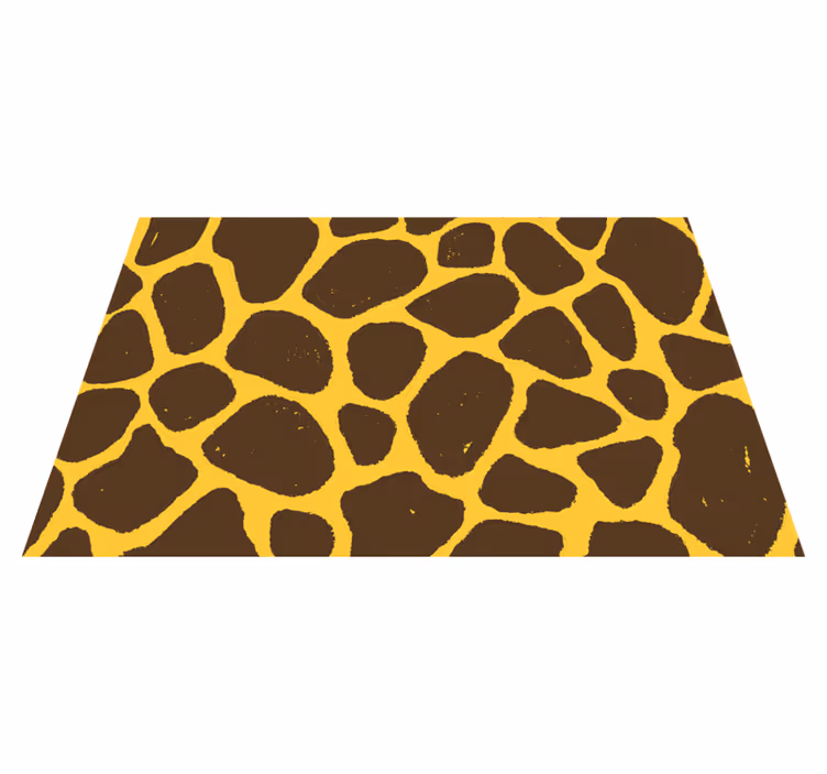Originele placemat giraffe print patroon - TenStickers