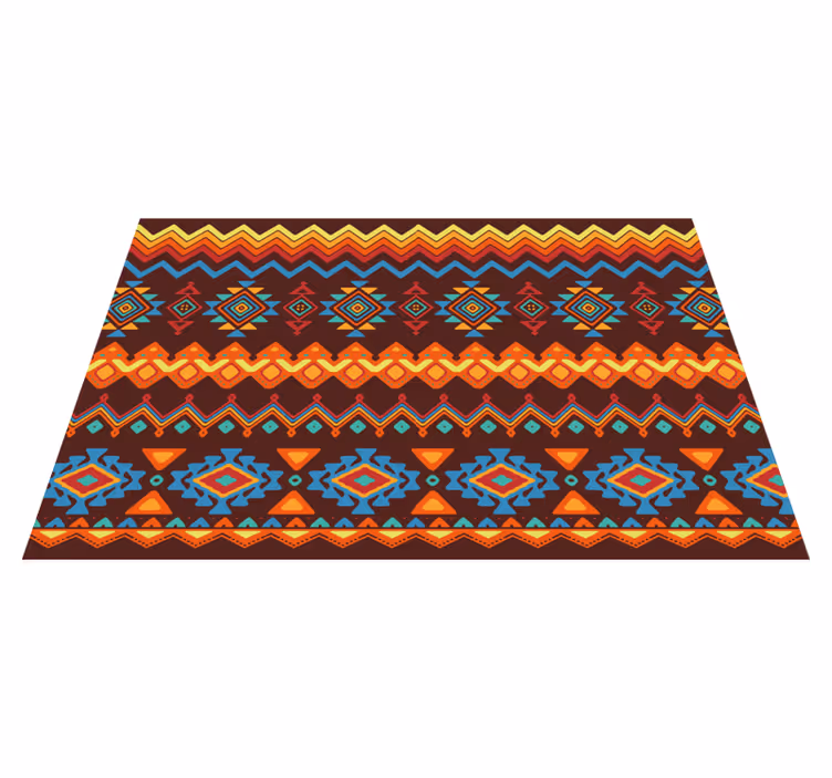 Originele placemat levendig geometrisch element - TenStickers