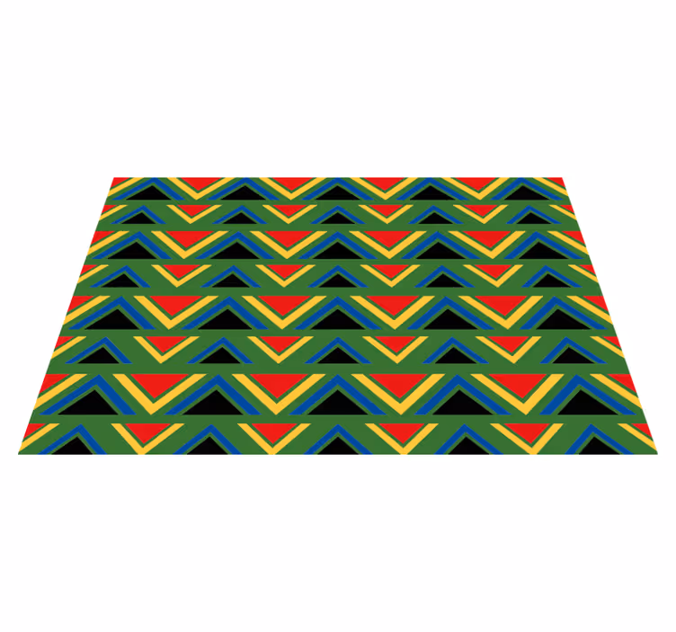 Originele placemat in levendige geometrische stijl - TenStickers