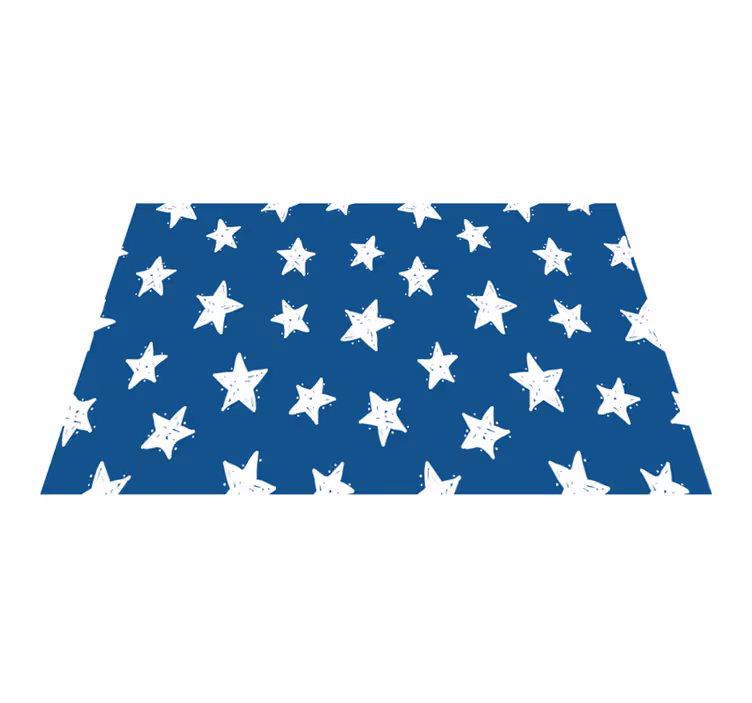 Originele placemat met sterrenpatroon achtergrond - TenStickers