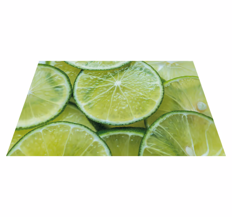 Moderne placema met sappige limoenpartjes - TenStickers