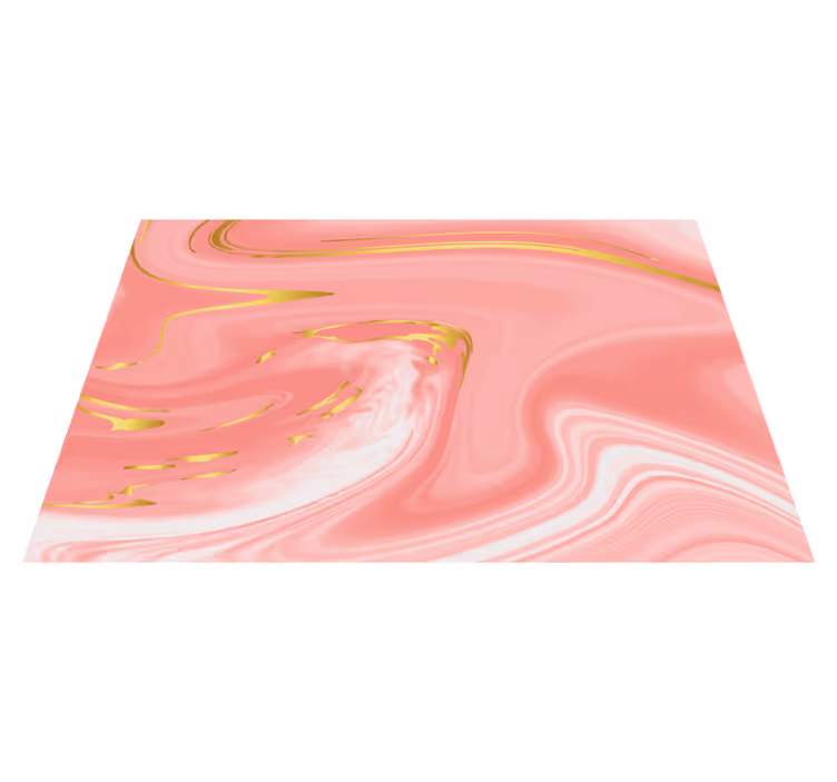 Wervelende roze marmer moderne placema - TenStickers