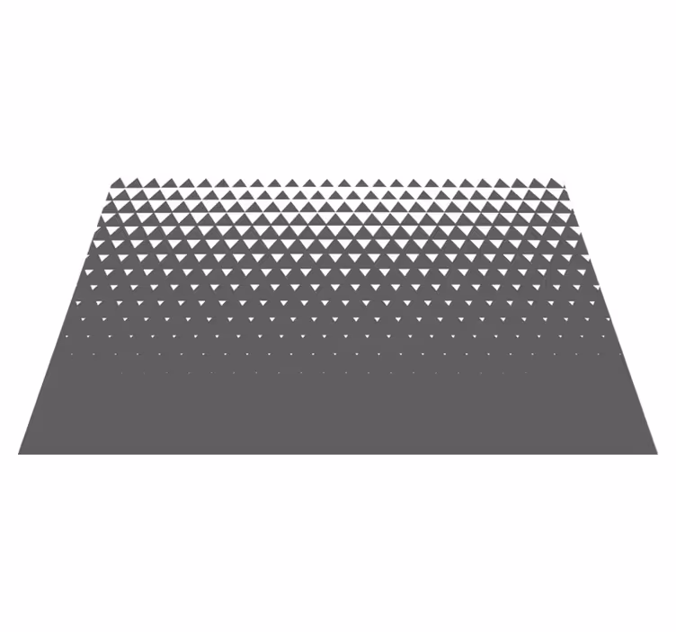 Houten placemat met driehoekpatroon overlay - TenStickers