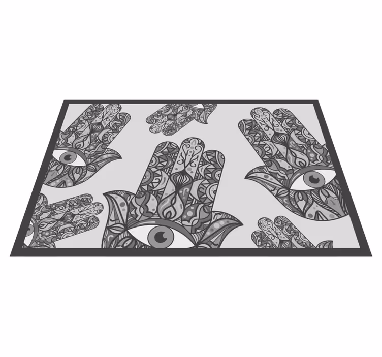 Originele placemat met intricate handpatronen - TenStickers