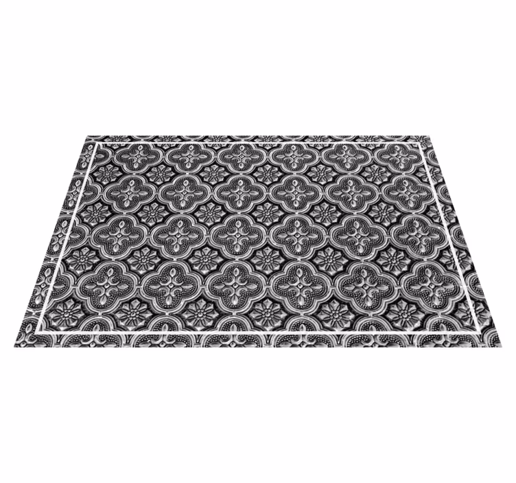 Houten placemat met ingewikkeld patroon oppervlak - TenStickers